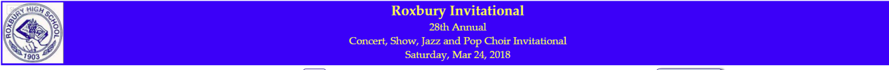 Roxbury Invitational header